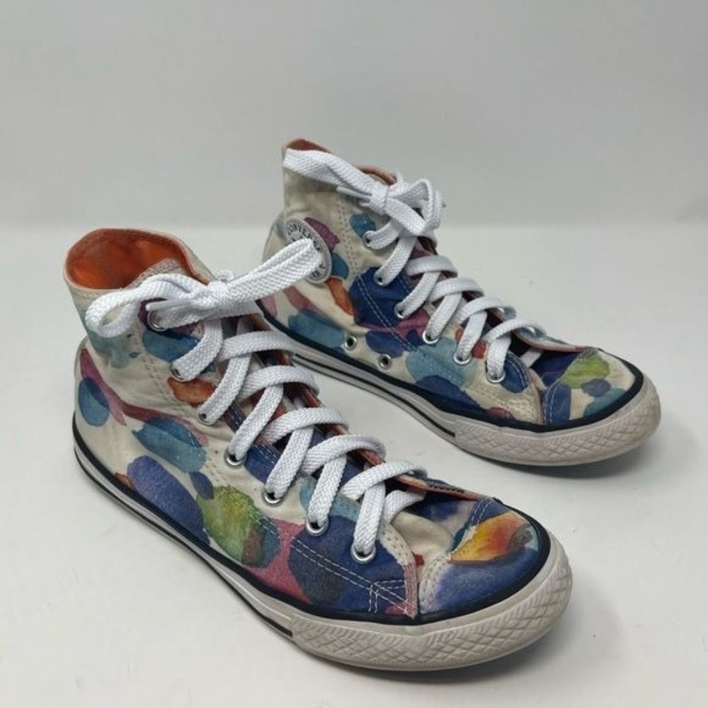 Converse Chuck Taylor Watercolor High Top Sneakers Juniors 4